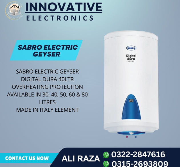 Sabro Electric Geyser Digital Dura Overheating Protection