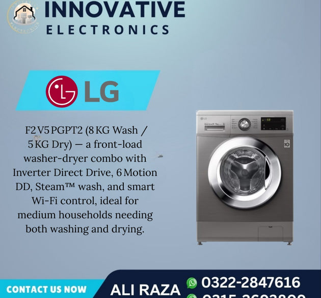 LG Washing Machine F2 V5 PGPT2  8KG/5KG