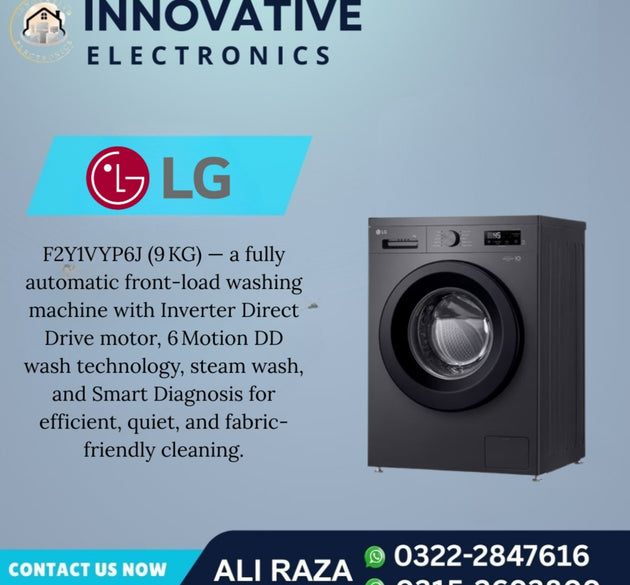 LG Washing Machine F2 Y1 VYP6J 9KG