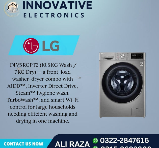 LG Washing Machine F4 V5 RGPT2 10.5KG/7KG