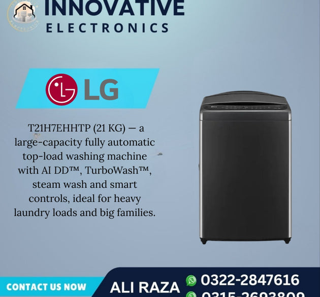 LG Washing Machine T 21 H7 EHHTP 21KG