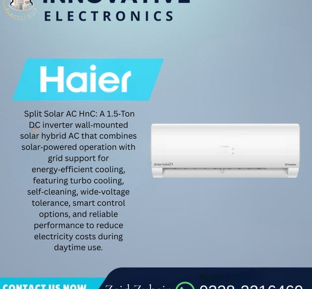 Haier Split Solar AC HnC